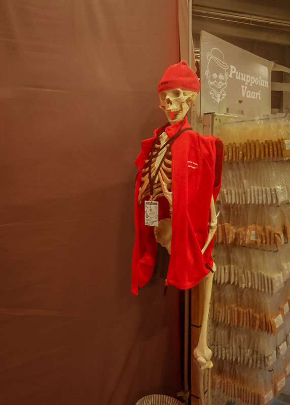 Luuranko messuosastolla