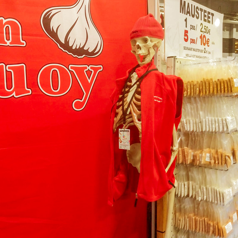 Luuranko messuosastolla